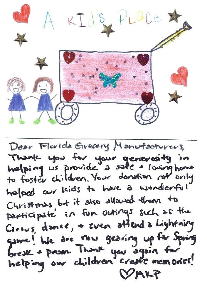 A Kids Place Thank You